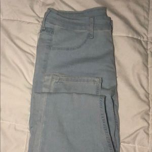 H&M women skinny,regular waist,light denim jeans